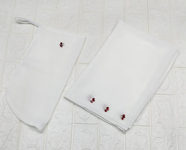 One Layer Stylish Hijab With Naqab