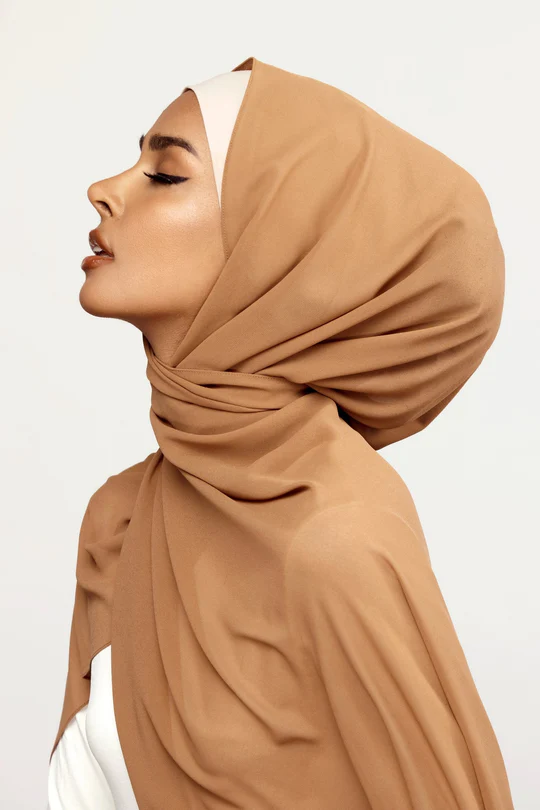 Plain Georgette Cappuccino