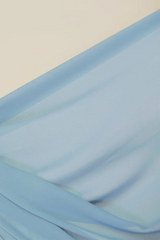 Plain Georgette Sapphire