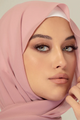 Plain Georgette Dusty Pink