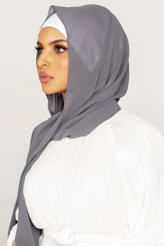 Plain Georgette Smoke