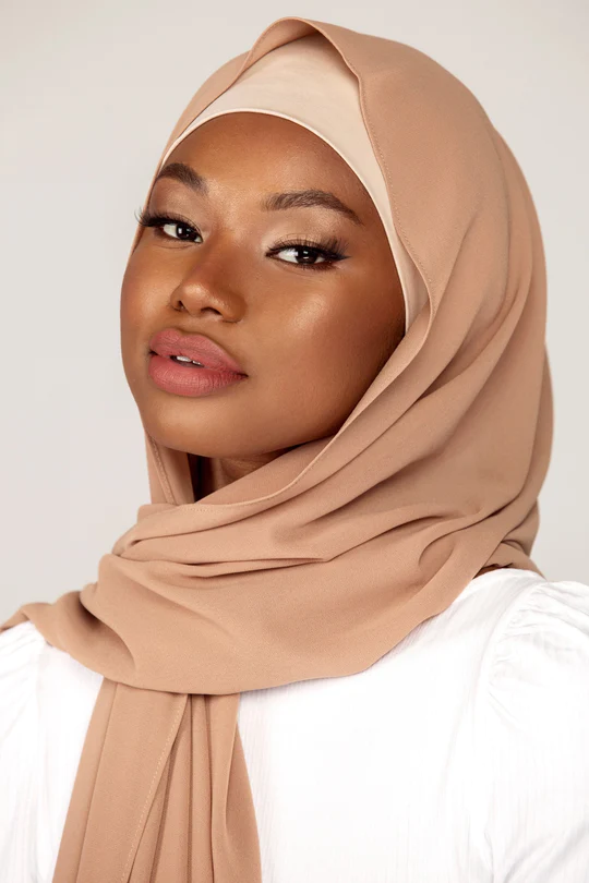 Plain Georgette Soft Beige
