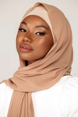 Plain Georgette Soft Beige