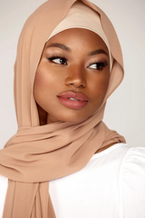Plain Georgette Soft Beige
