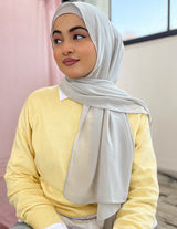 Georgette Hijab with Stitched Cap