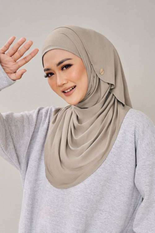 Instant Georgette Hijab with 2 Loop