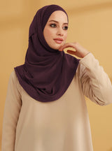 Instant Georgette Hijab with 2 Loop